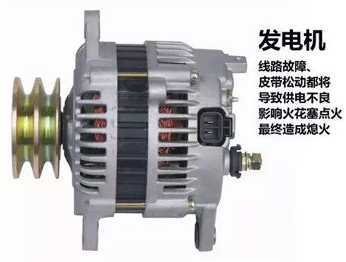 汽车发电机是多少瓦的