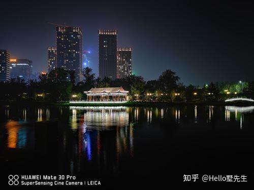 华为手机怎么夜景拍花